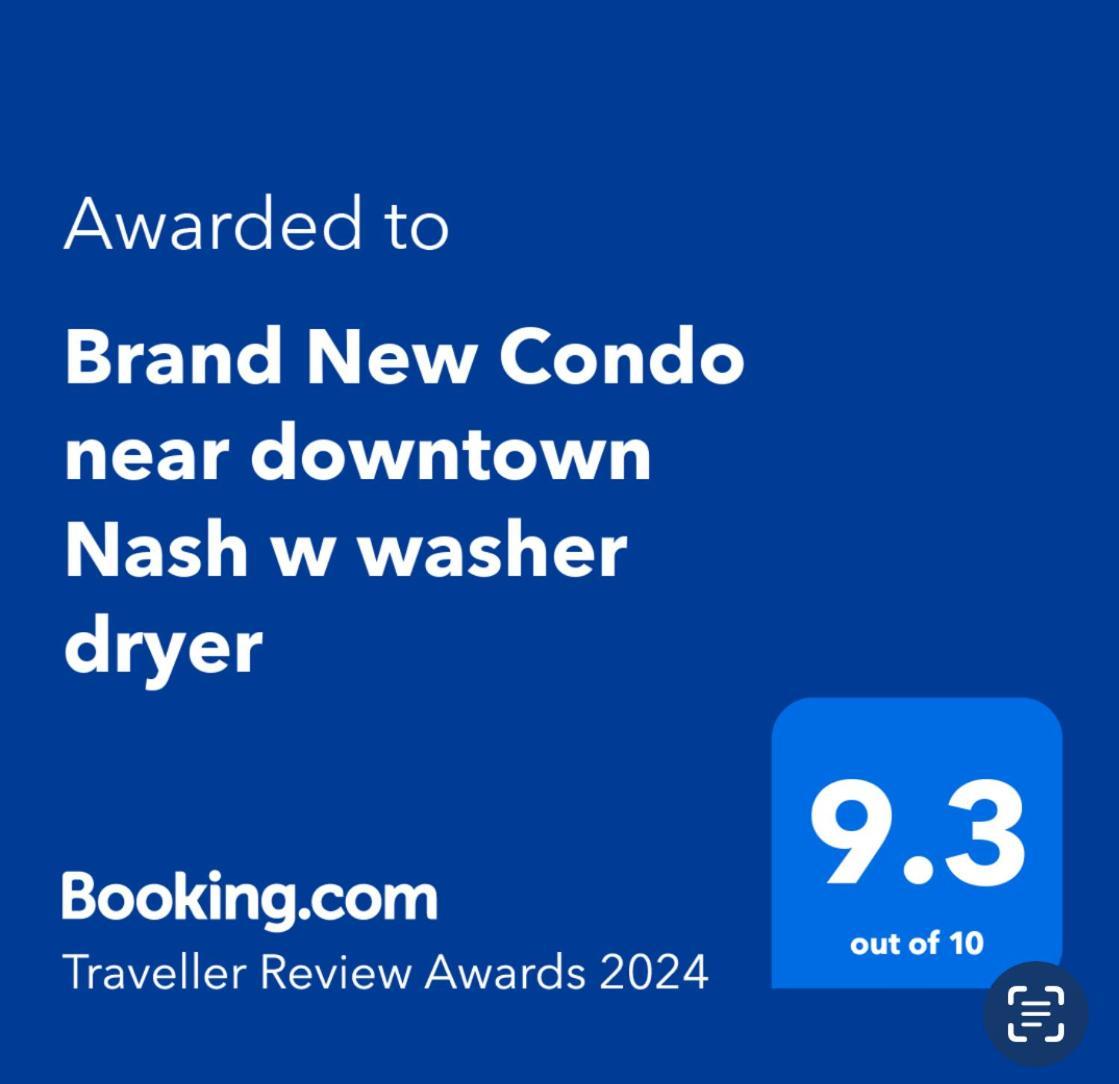 Brand New Condo Near Downtown Nash W Washer Dryer NashvilleNashville  Kültér fotó